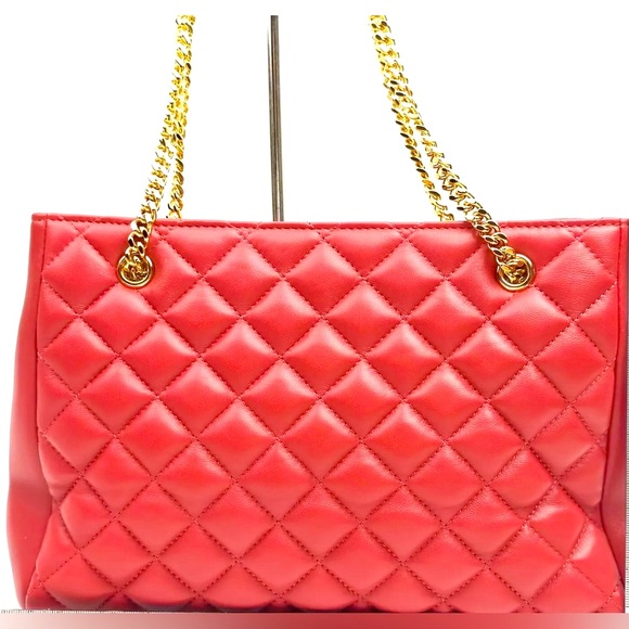 Versace Medusa Quilted Leather Tote Bag - Picture 3 of 10